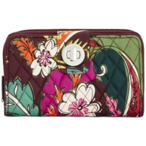 Vera Bradley RFID Turnlock Wallet Autumn Leaves